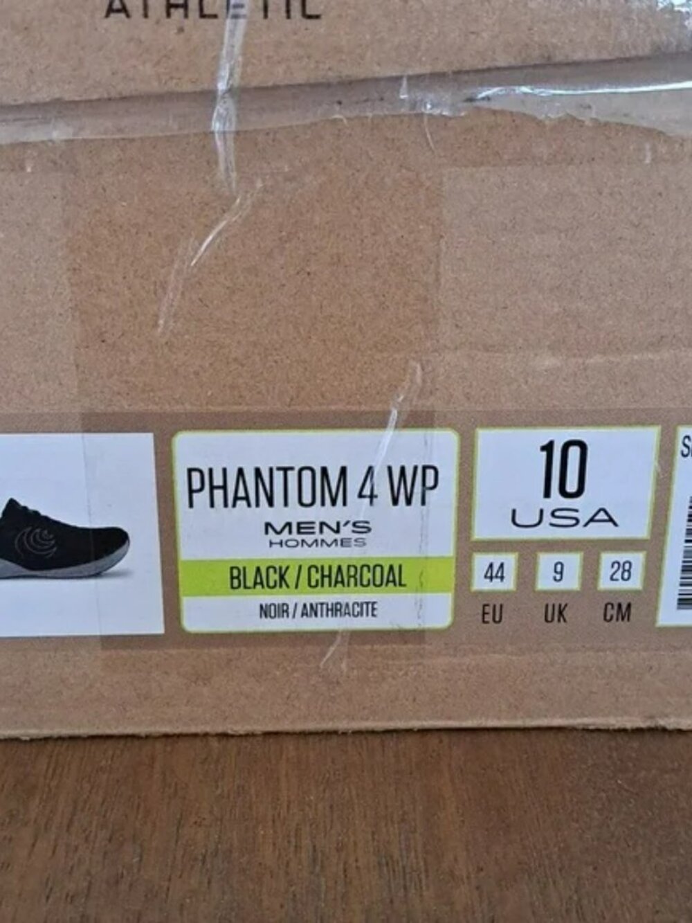 Topo Athletic Phantom 4 WP Running Shoes - Black/Charcoal - Size: Men 10 - Picture 10 of 10